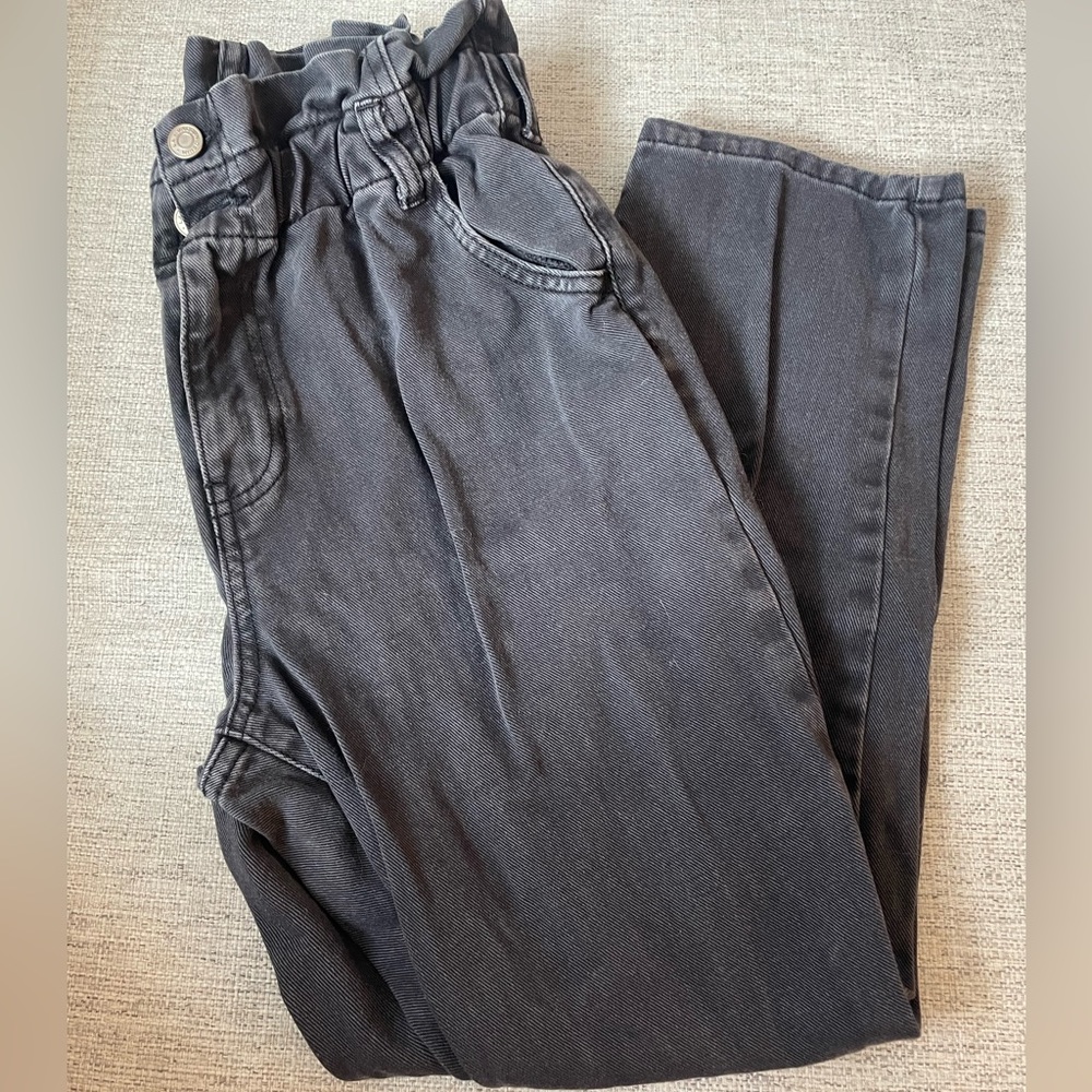Cinch waist Black pacsun mom jeans